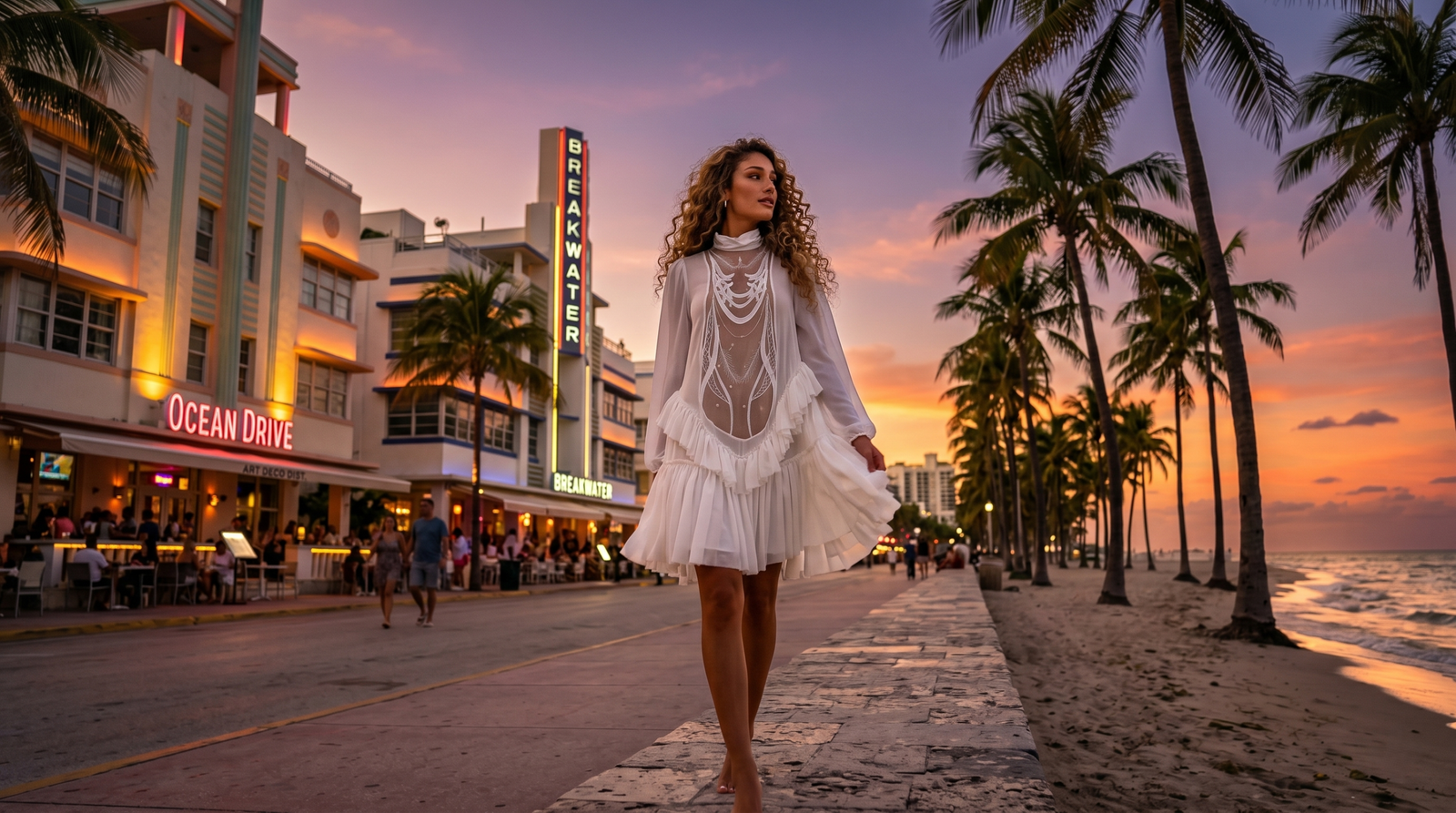 Seashell Beach Top and Pareo