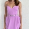 שמלה לינק סגול לילך 1 Link Dress