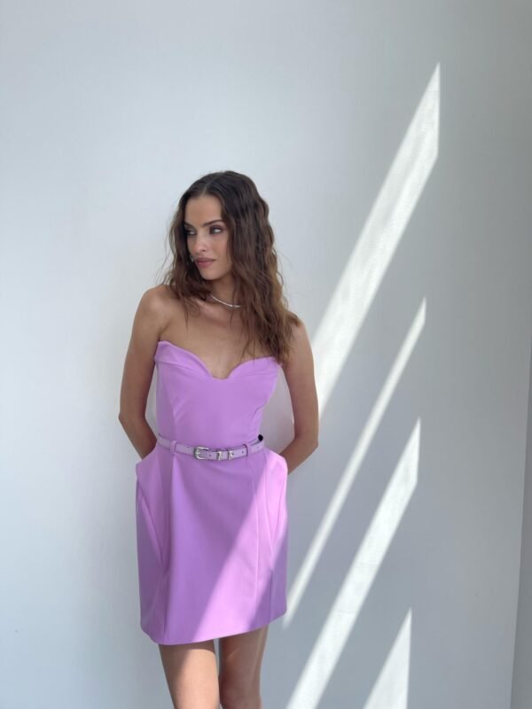 שמלה לינק סגול לילך 2 Link Dress