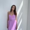 שמלה לינק סגול לילך 3 Link Dress