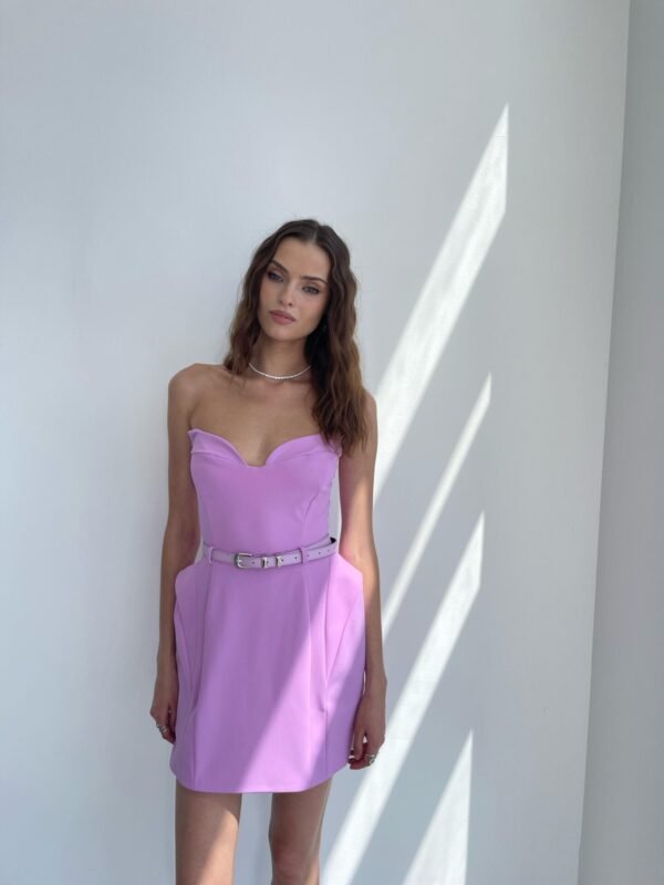 שמלה לינק סגול לילך 3 Link Dress