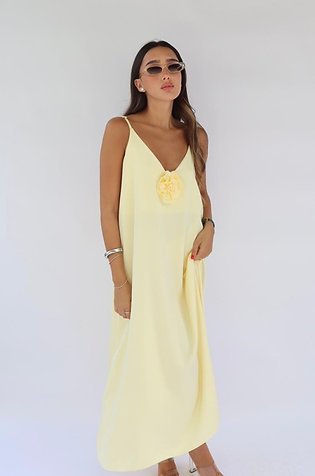 Luz Flower Maxi Dress