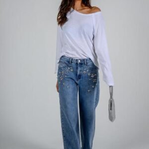 MILA Crystal Jeans