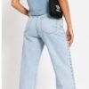 LACE UP Denim Jeans