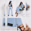 LACE UP Denim Jeans