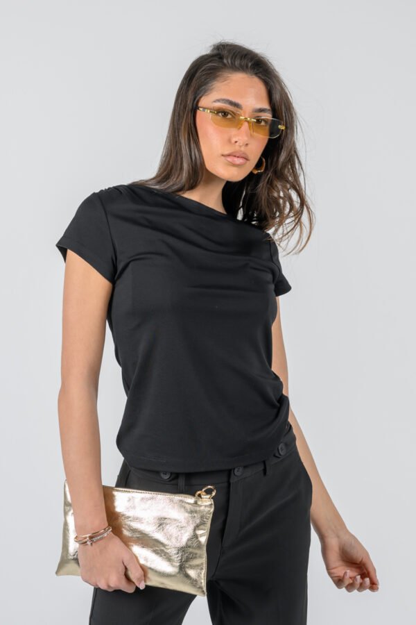 Olivia Gold Accent Top