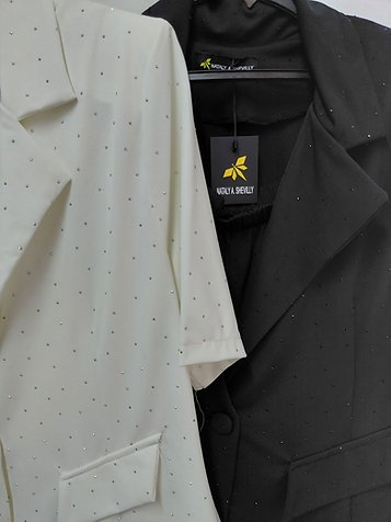 Monaco Suit Set Crystal Detaill