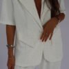 Monaco Suit Set Crystal Detaill