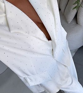 Monaco Suit Set Crystal Detaill