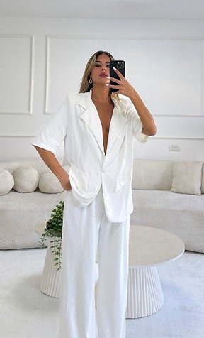 Monaco Suit Set Crystal Detaill