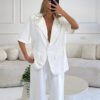 Monaco Suit Set Crystal Detaill