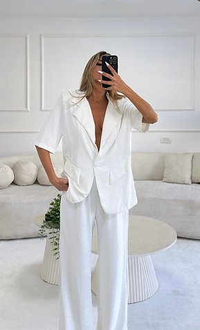 Monaco Suit Set Crystal Detaill