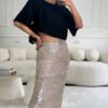 Stella Sequin Maxi Skirt