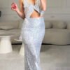 Stella Sequin Maxi Skirt