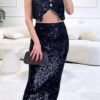 Stella Sequin Maxi Skirt