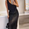 Stella Sequin Maxi Skirt