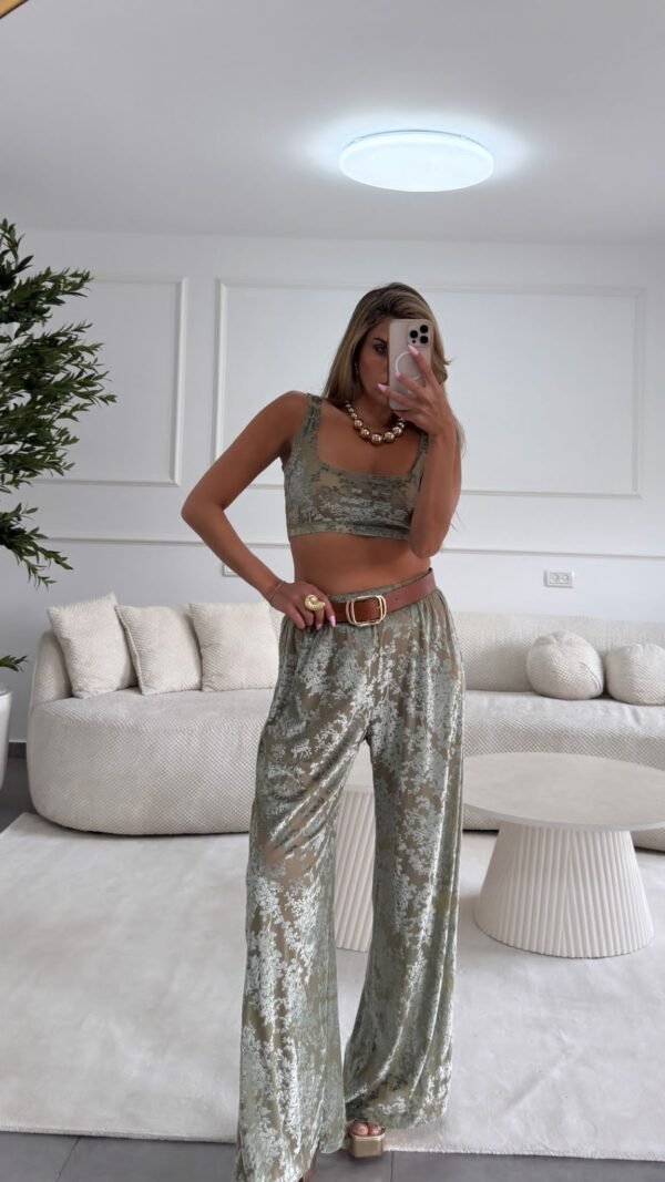 סט קאי ירוק Velvet Muse Set