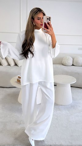סט קורל לבן.jpg3 Coral White Set